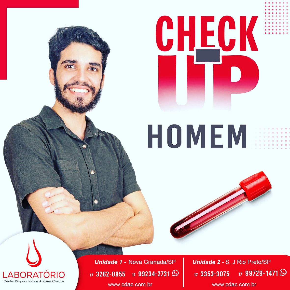 Check-up Masculino até 40 anos